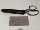 Vtg Gingher G-8 Knife Edge Chrome Dressmaker Shears Scissors Original Box Sheath