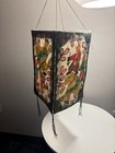 Vintage Madhubani Indian Folk Art Paper Lantern Lamp Shade Royal Elephant 11    
