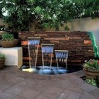 All-in-1 Pond Waterfall Kit With Led Lights  12  Stainless Steel Spillway With 6