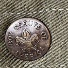 Vintage Boy Scout Bsa Official Uniform Shorts Mens Sz  38 Green Cargo usa Made