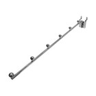 4 Pc 14  Long Chrome Pegboard 6 Ball Waterfall Hanging Fixture Display