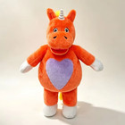 25cm Buddy The Unicorn Plush Soft Stuffed Animal Doll Orange Unicorn Plushie