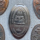 Disneyland 100th Anniversary Pressed Penny Quarter Lot Of 5 Ariel Mickie Goofy