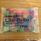 New Hasbro Lite Brite 2001 Replacement Assorted Pegs Lot Power Peg Light Bright