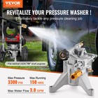 Pressure Washer Pump 7 8  Shaft Vertical 3300 Psi 3 0gpm With 5 Nozzles