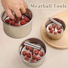 Meatball Maker Stainless Steel Manual Press Meat Ball Mold Kitchen Tool Fish