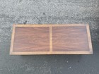Vintage Lane Mid Century Modern Coffee Table Large Walnut 56  L 22  W 16  H