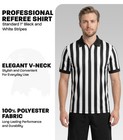 Exxact Sports Referee Shirt Men  Athletic Fit Basketball Referee Shirt For Sport