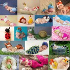 New Newborn Baby Girl Photo Photography Prop Boy Crochet Knit Animal Costume