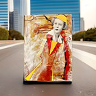 Fashion Model - Original Collage Mixed Media Photo Surrealism Mini Art Aceo