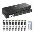 Mt-viki 8 Port Hdmi Kvm Switch 4k 60hz 8 In 1 Out Switcher For Mouse Keyboard Pc