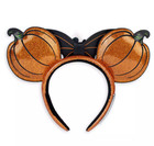 Disney 2026 Dvc Halloween Ears Glitter Pumpkin Mickey Minnie Bat Headband - New