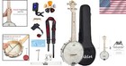 Concert 23-inch Banjo Ukulele With Open Back   Remo Drumhead     Complete Set