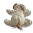 Ty Pluffies Plopper Puppy Dog 8    Plush Cream Tan Tylux 2002