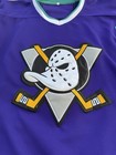 Mighty Ducks Men   s Large Ice Hockey Jersey  96 Charlie Conway Stitched Patches