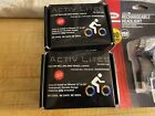 Bike Lot Of 5 Bnib Items  Headlight  2 Sets Wheel Lights  Nonslip Pedals  Bell