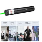 990miles Green Laser Pointer Rechargeable  Pen 532nm Visible Beam Light