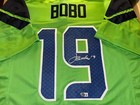 Jake Bobo Seahawks Autographed Signed Green Custom Jersey Beckett Adult Xl