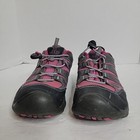 Keen Oakridge Gray Pink Waterproof Hiking Shoes Drawstring 1015187 37 Eu 5 Us