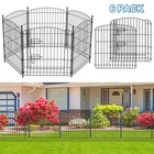 23  30  36  Dog Playpen Crate 6 10 Panel Fence Pet Playpen Exercise Cage