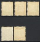 Sarawak 1918 2c-50c Sg51-60 Mint Lh Cat   44