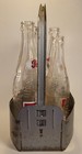Vintage Pepsi-cola Metal Carrier With 5 Vintage Bottles Included  1940s