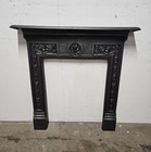 Antique Victorian Cast Iron Fireplace Surround - Fully Restored  f370 