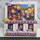 Vintage Pooh Party Playset Pvc  - Special Edition W  3  Extra Characters - Nib