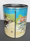 Vintage 1990 Coca-cola Coke Large Tin  Train  Station  Circus  Parade Elephants