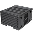 Skb Iseries 1skb-r6uw Rack Case  6u  - Retractable Handle   Wheels - Roto-molded