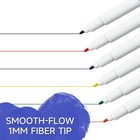 Iron-on Diy Sublimation Markers   Transfer Markers Assorted Tip Sizes  6 Pack