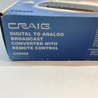 Craig Digital To Analog Broadcast Converter With Remote Control  cvd508  New
