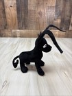 Neopets Shadow Gelert Plushie 2004 Black Plush Stuffed Animal 7  Nwt