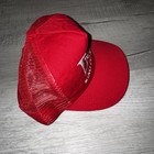 Vtg 80s Budweiser Bud King Of Beers Snapback Hat Cap Red Usa Made Embroidered
