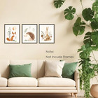 Woodland Animals Nursery Decor  Wild Animals Forest Nursery Wall Art Hedgehog Fo