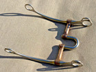 Roy Robinson Western Hinged Port Correction 5 1 4  Mouth  Reining Horse Curb Bit