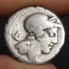 Lion Chariot Denarius 78bc Ancient Roman Republic Silver Coin Volteius Rome