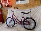 1968 Schwinn Fair Lady Stingray Banana Seat Muscle Bike Lil Chik Purple Vintage 
