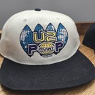 Vintage U2 Pop Mart Tour Hat 1997 Adjustable Strapback Cap Bono Edge New Lot