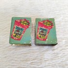 1950s Vintage No 99 Player Bidi Cigarette Advertising Matchbox Sleeve 2 Pcs 18