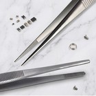 5 5  Tweezers Serrated Tips Component Handling Tools Electronics Repairs - 2pcs