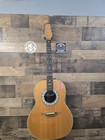 Ovation Custom Balladeer 1712 Acoustic Electric Black Guitar W  Case