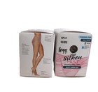 New 4 Pairs Women s  Leggs Silken Mist Suntan Control Top Pantyhose Tights  Q 
