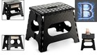 11-inch Folding Step Stool - Lightweight  Safe   Stylish For Kids   Adults