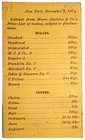      1874 Postal Card Sugar coffee Advertising     scarce Fancy Cancel 4 Negative     