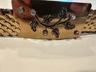 Vintage 1950   s Gold Metal Belt With Rhinestones