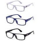 Trendy And Fun Non Prescription Clear Lens Glasses With Sleek Rectangular Frame