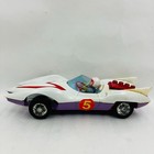 Aoshin Mach Gogogo 28cm Tin Friction Car With Box     1970s Japan Vintage