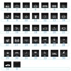 Push Button Blue Led Light Bar Switch  usb For Toyota Carolla Prado 150 Series