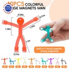 Fridge Magnets 10 Pack Cute Funny Magnetic People Refrigerator Rx-1 Adults